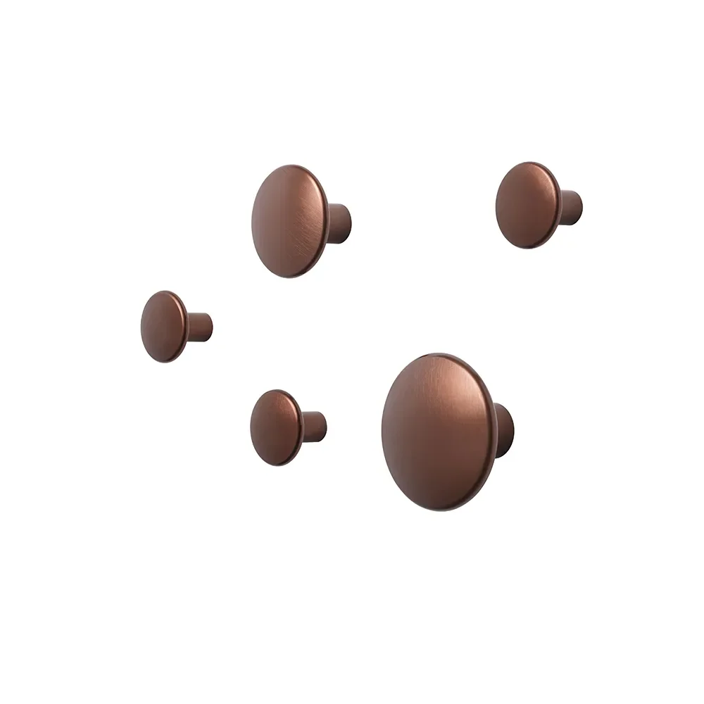 Dots Metal Set of 5 - Umber