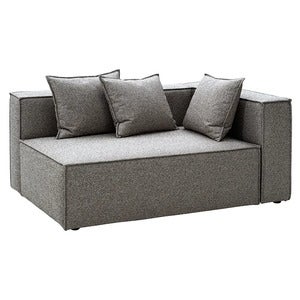 Muki end piece left Smokey grey