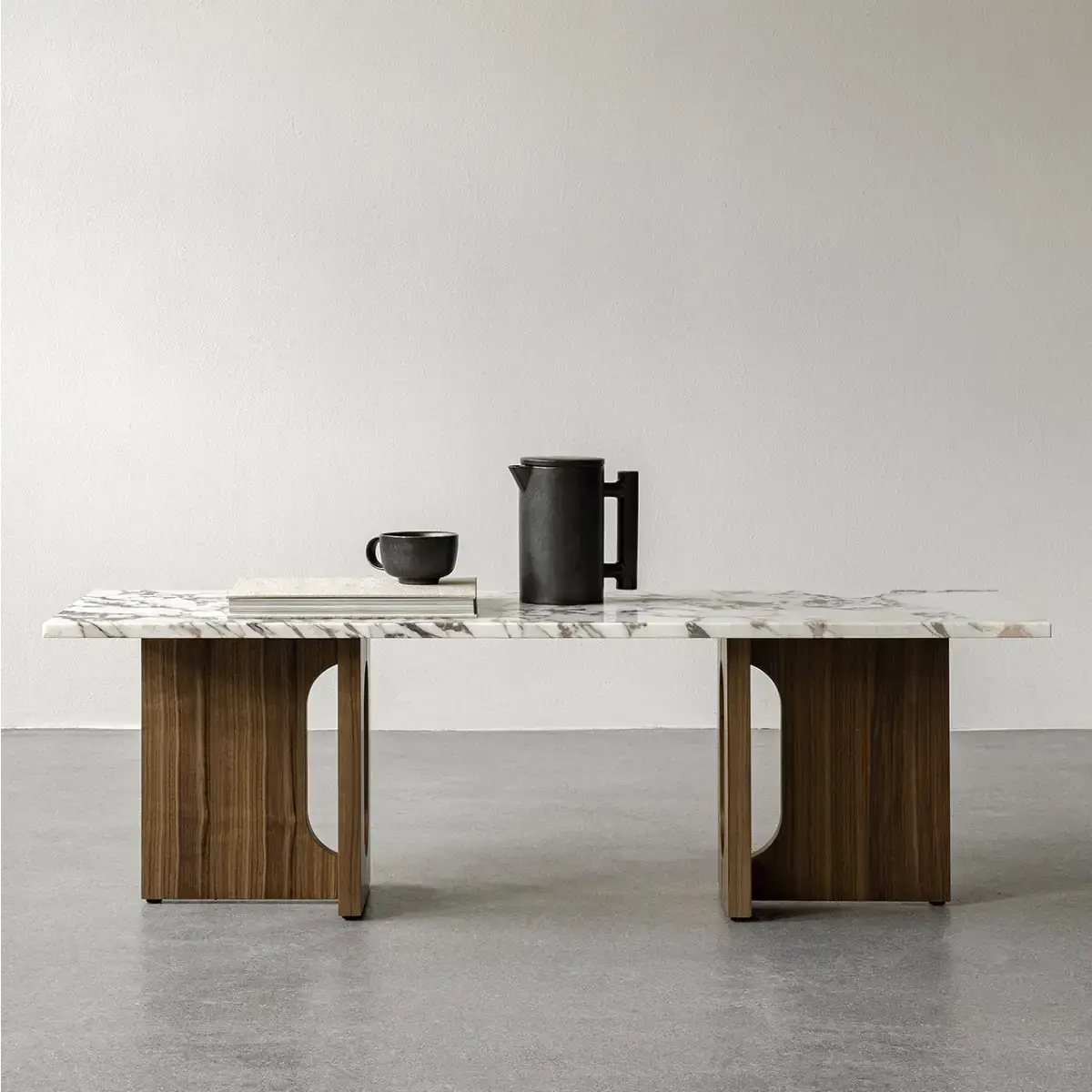 Androgyne Coffee Table Dark Oak/Calacatta Viola Marble