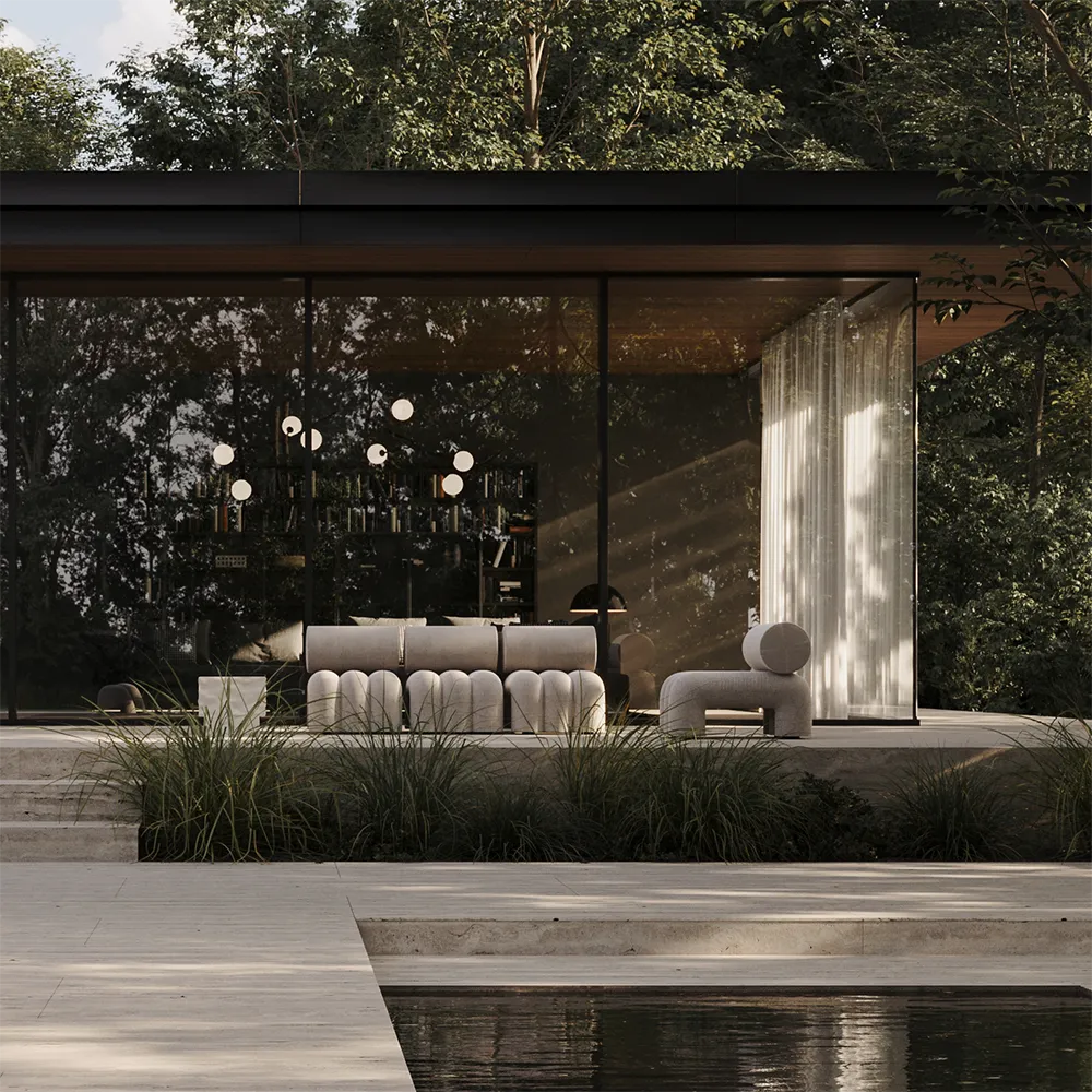 Foku armchair - Warm Ash