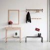Cora Hat rack 90 cm White oiled Oak