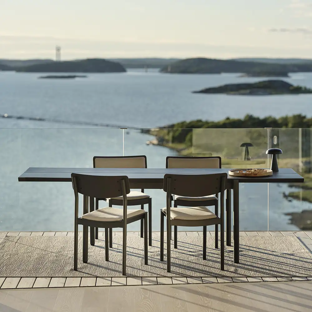 B45 dining table 90x250 cm anthracite