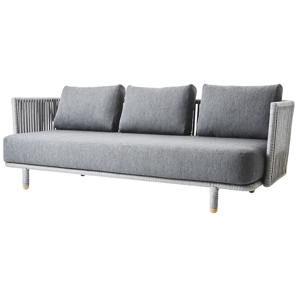 Moments 3-seater. Sofa Incl. Grey Airtouch Cushion Set