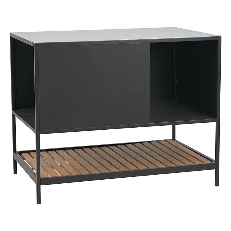 Prep outdoor kitchen black 