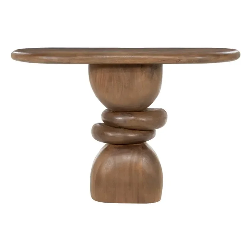 Console table Sui 120x40x80 cm Mango Wood Brown