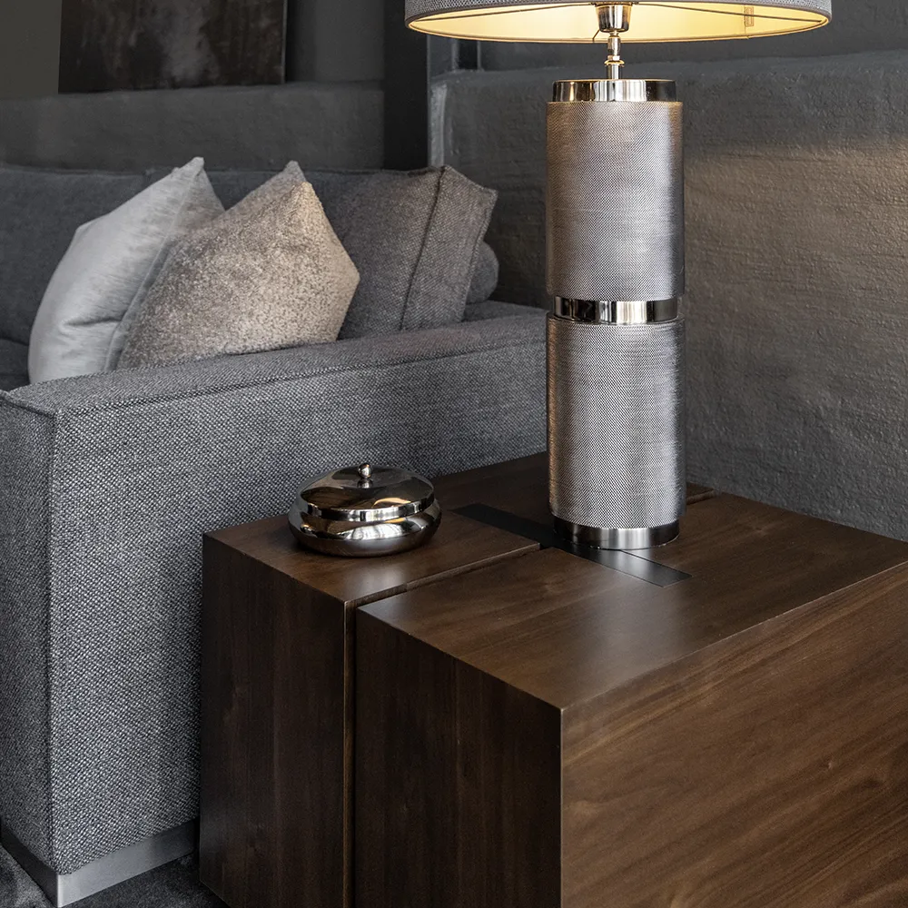 Maddox side table brown