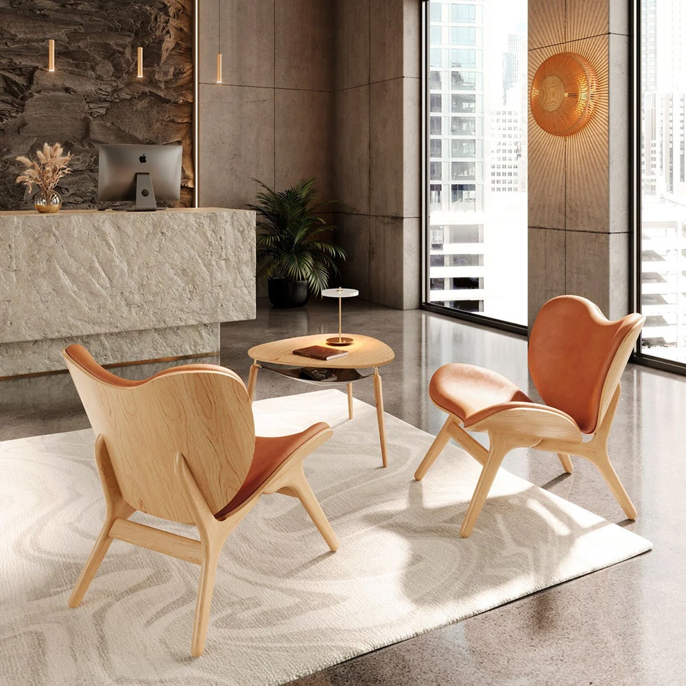 A Conversation Piece Loungechair Oak/Dunes Rost