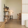 Geometric Shelf Oak 210x35x130 cm