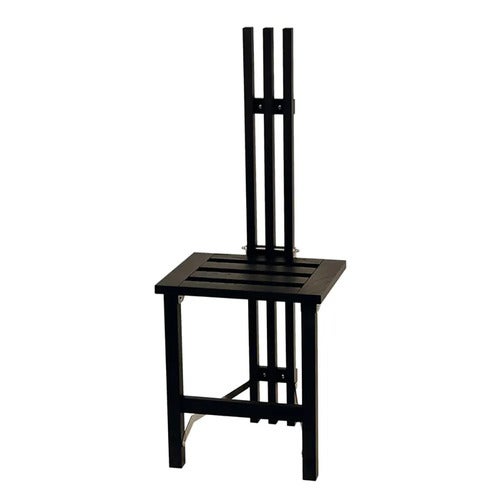 Nadja Wall Chair Black Stained Oak