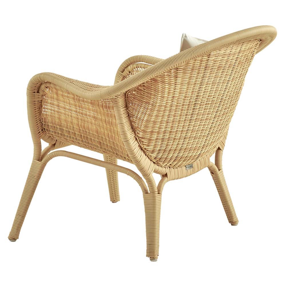 Armchair Madame outdoor rattan Natural