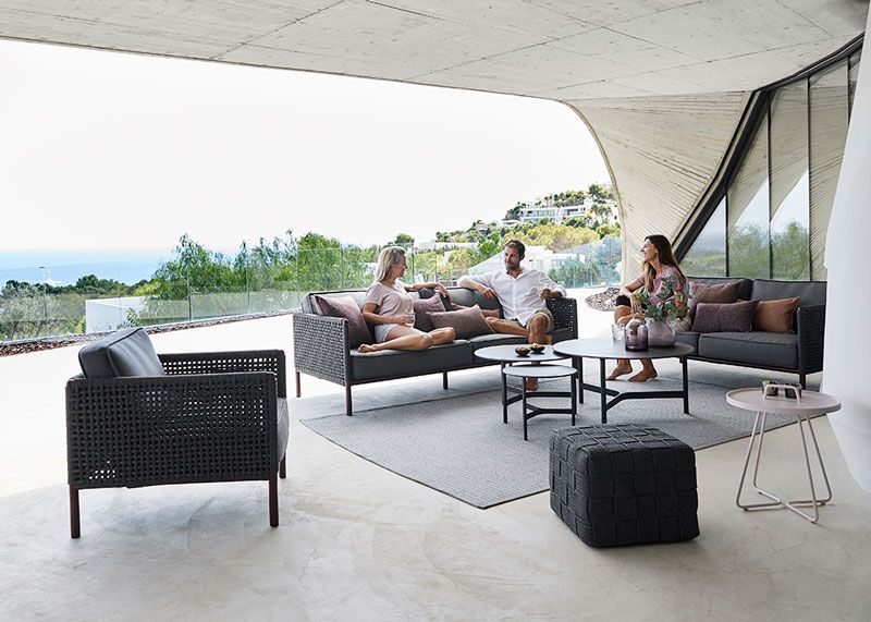 Encore Lounge Armchair Grey/Bordeaux