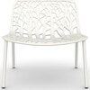 Forest lounge armchair White