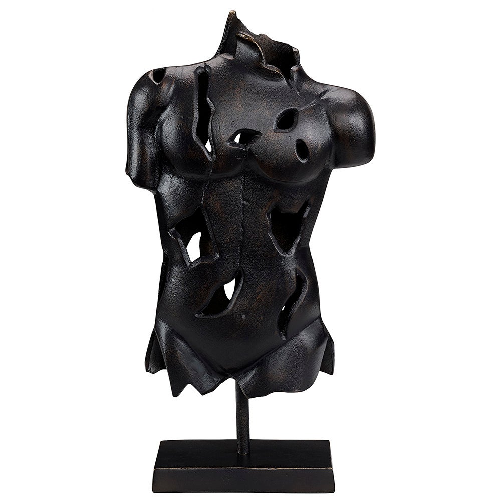 TORSO statue in metal-Antique bronze
