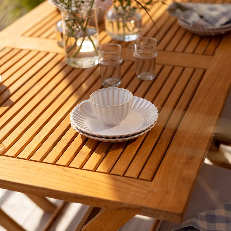 Turin dining chair natural teak