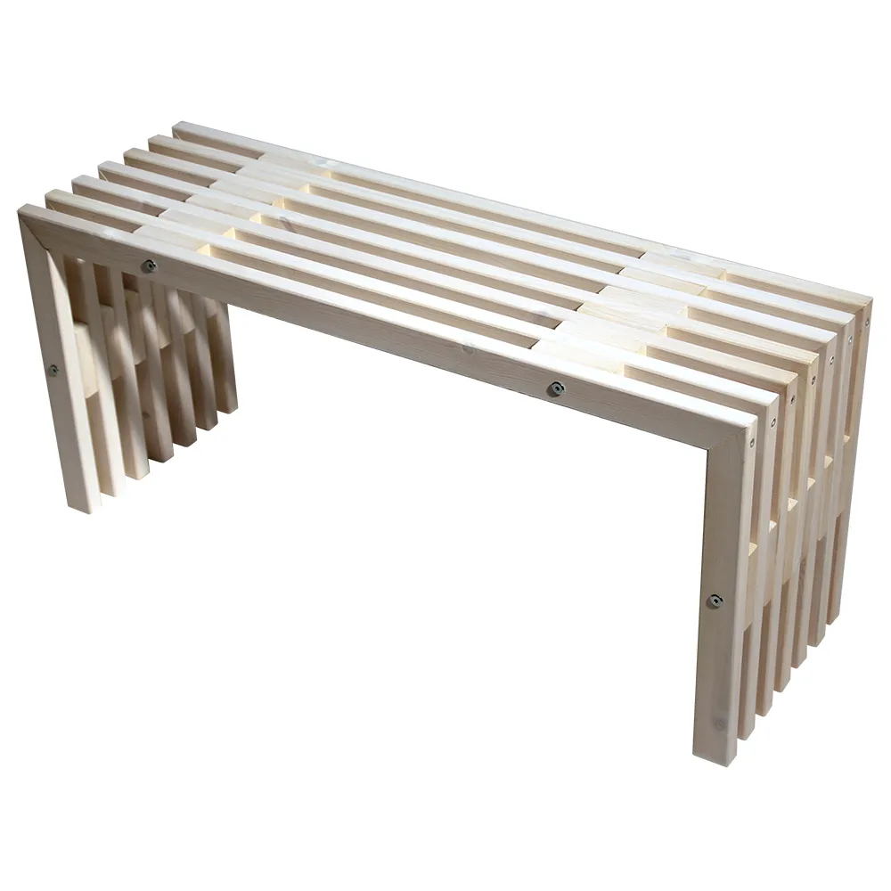D-bench 100 cm White oiled pine