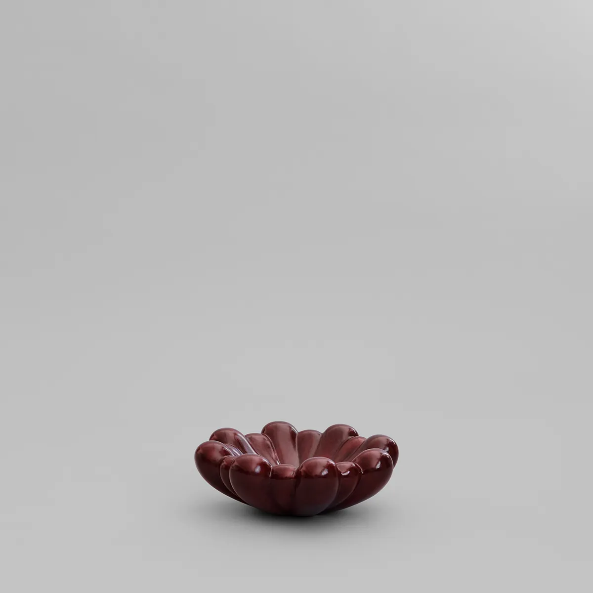 Handmade Decorative Bowl Bloom Maroon Ø 28,5 cm