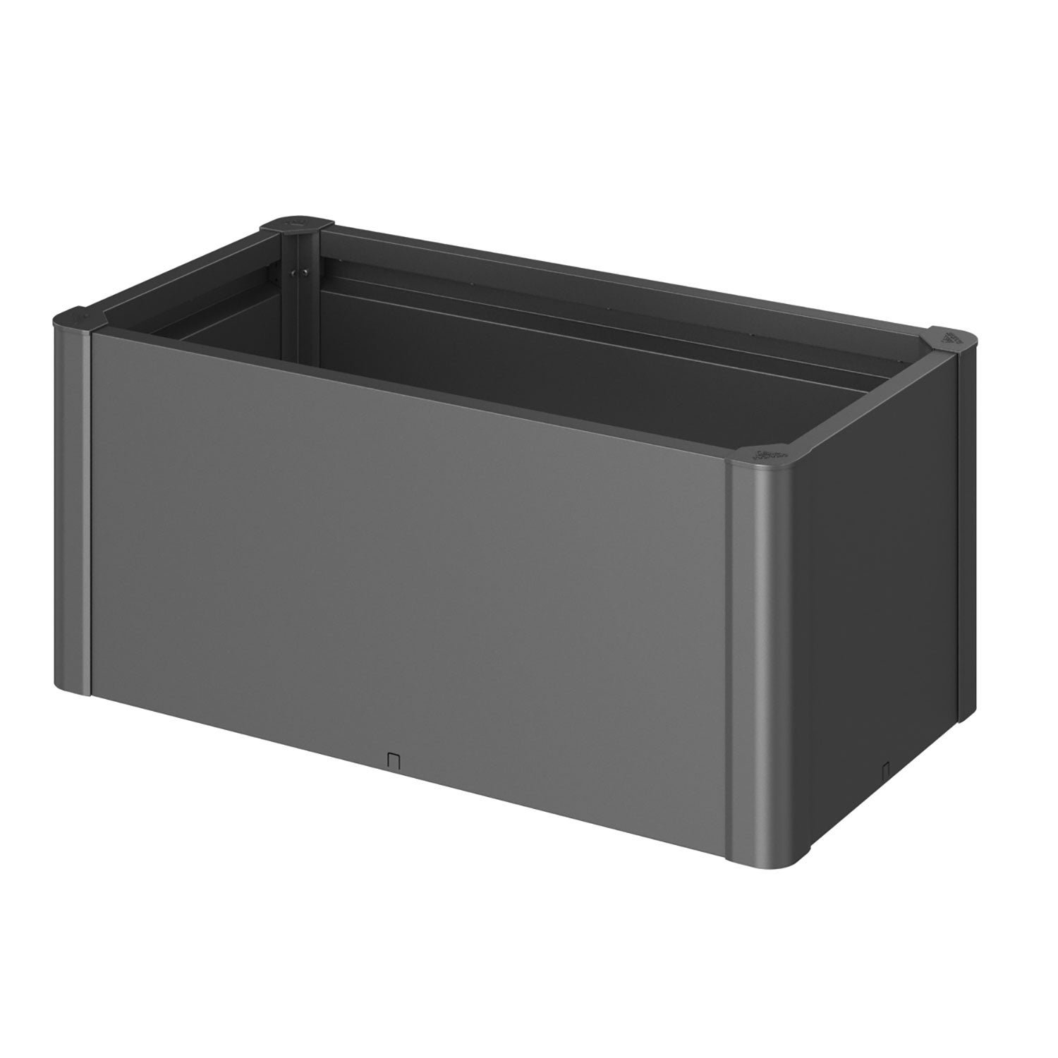 Belvedere planting bed mini size 100 metallic dark grey Biohort