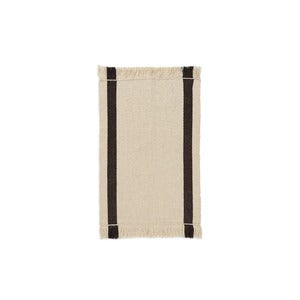 Calm Kelim-Mat 50 x 70 cm – Off-white/kaffe