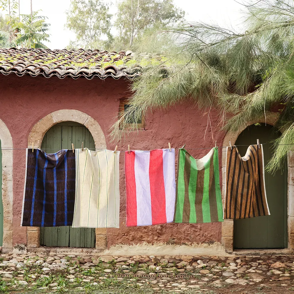 Kitchen towel Hale Olive/green