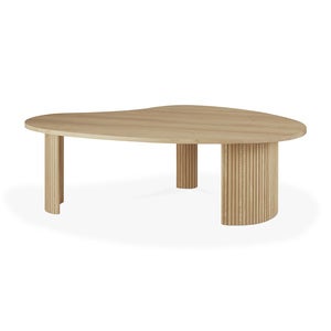 Boomerang Coffee Table Oak 126x74 cm