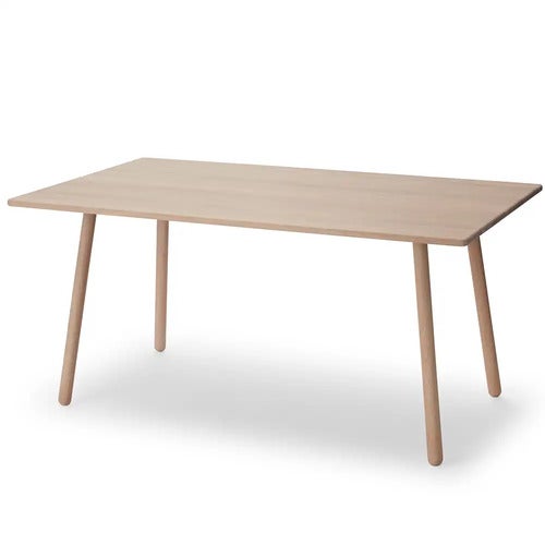 Georg Dining Table 155x90 cm White oiled oak