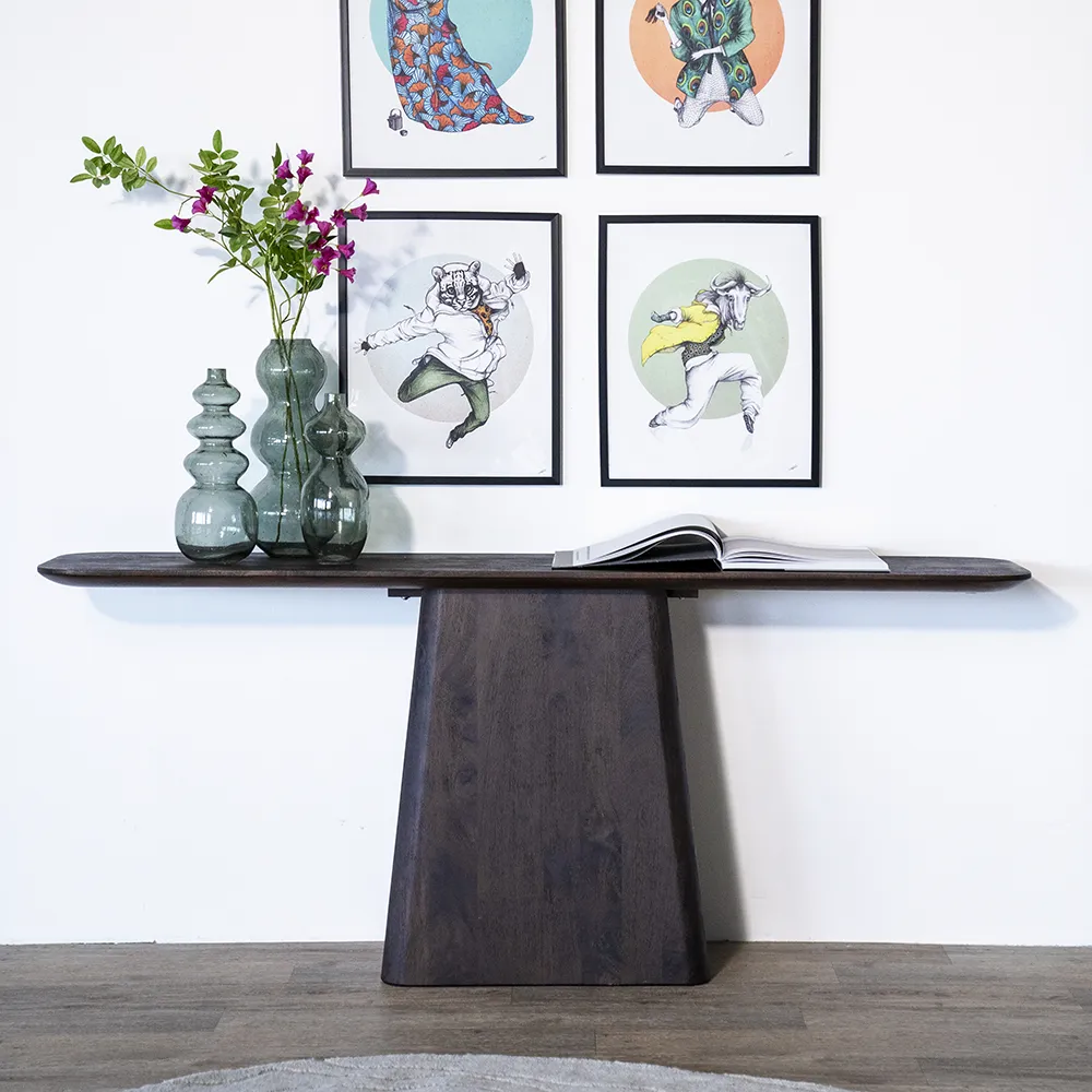 Aron Console table 180x40 - brown