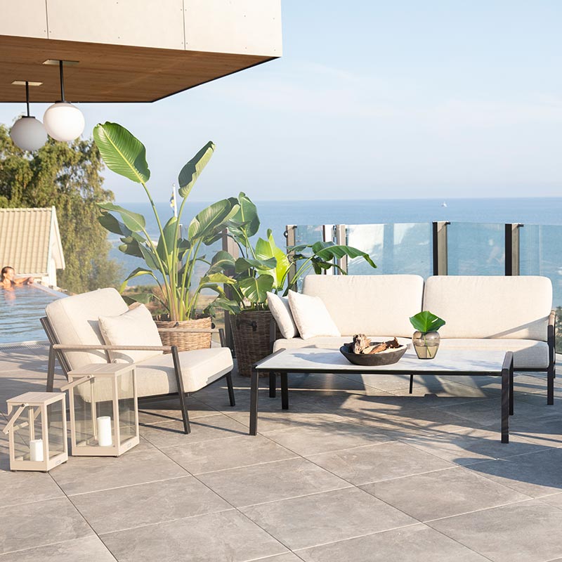 Lyra coffee table 75x140 black