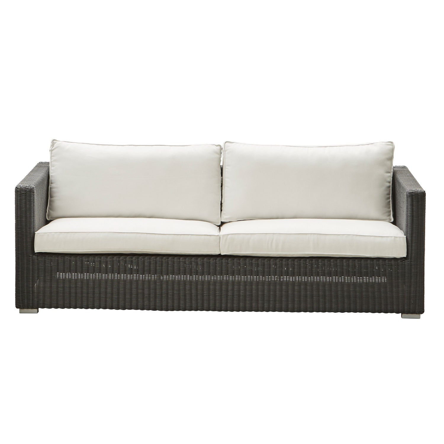 Chester Sofa Graphite Artificial rattan