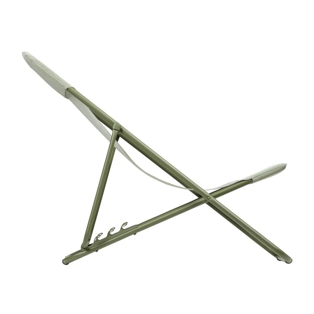  Folding deck chair moss green