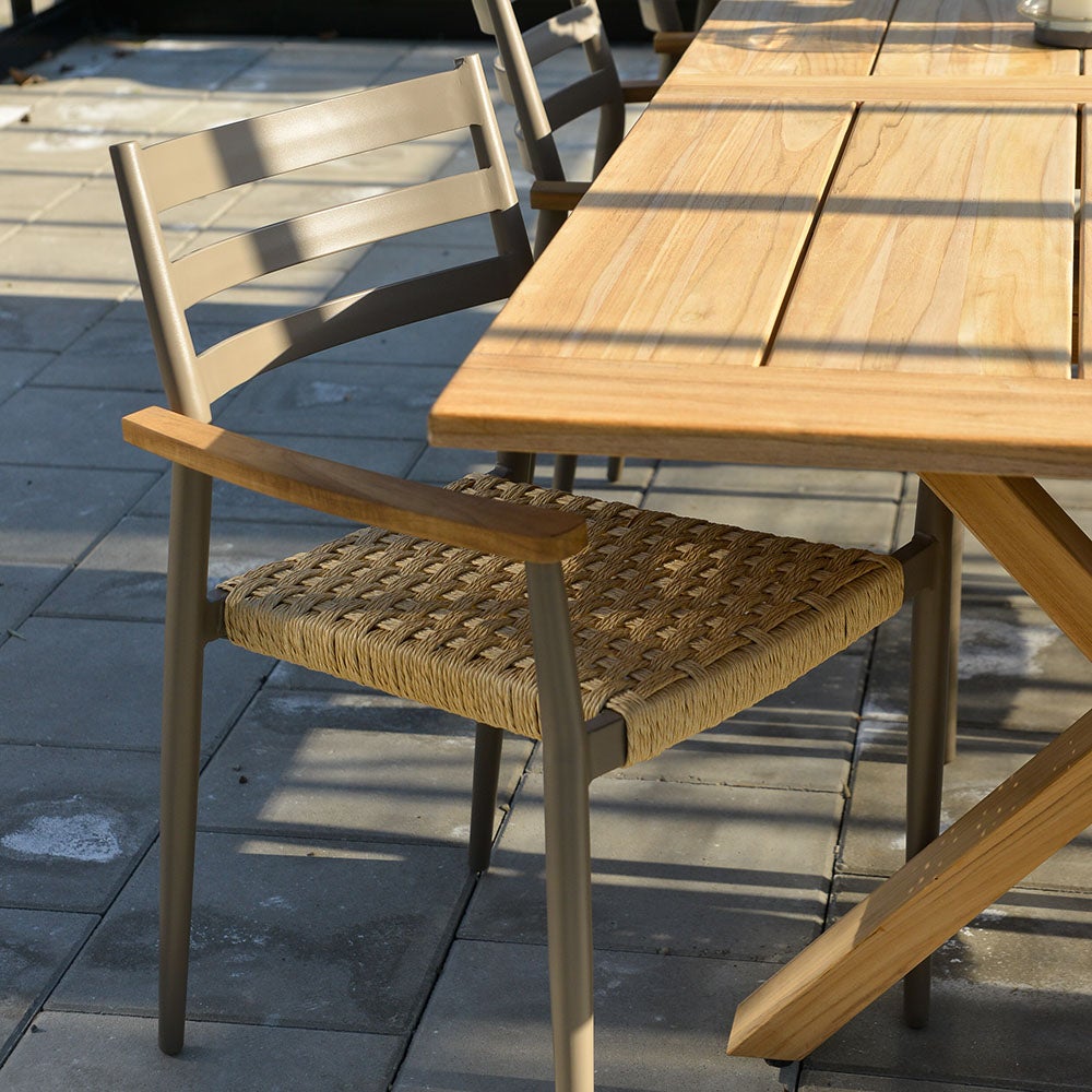 Brutus Dining table 100x200-265 cm teak