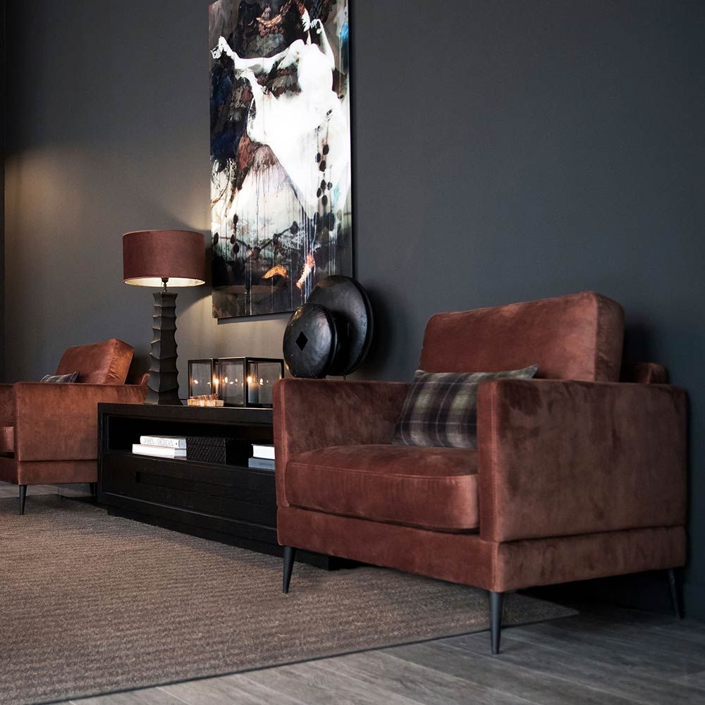 Andorra Armchair Velvet Hazel