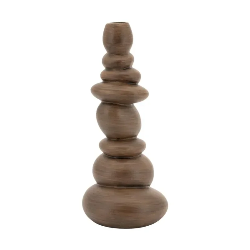 Tou large 14,5x14,5x32 cm Polyresin Brown