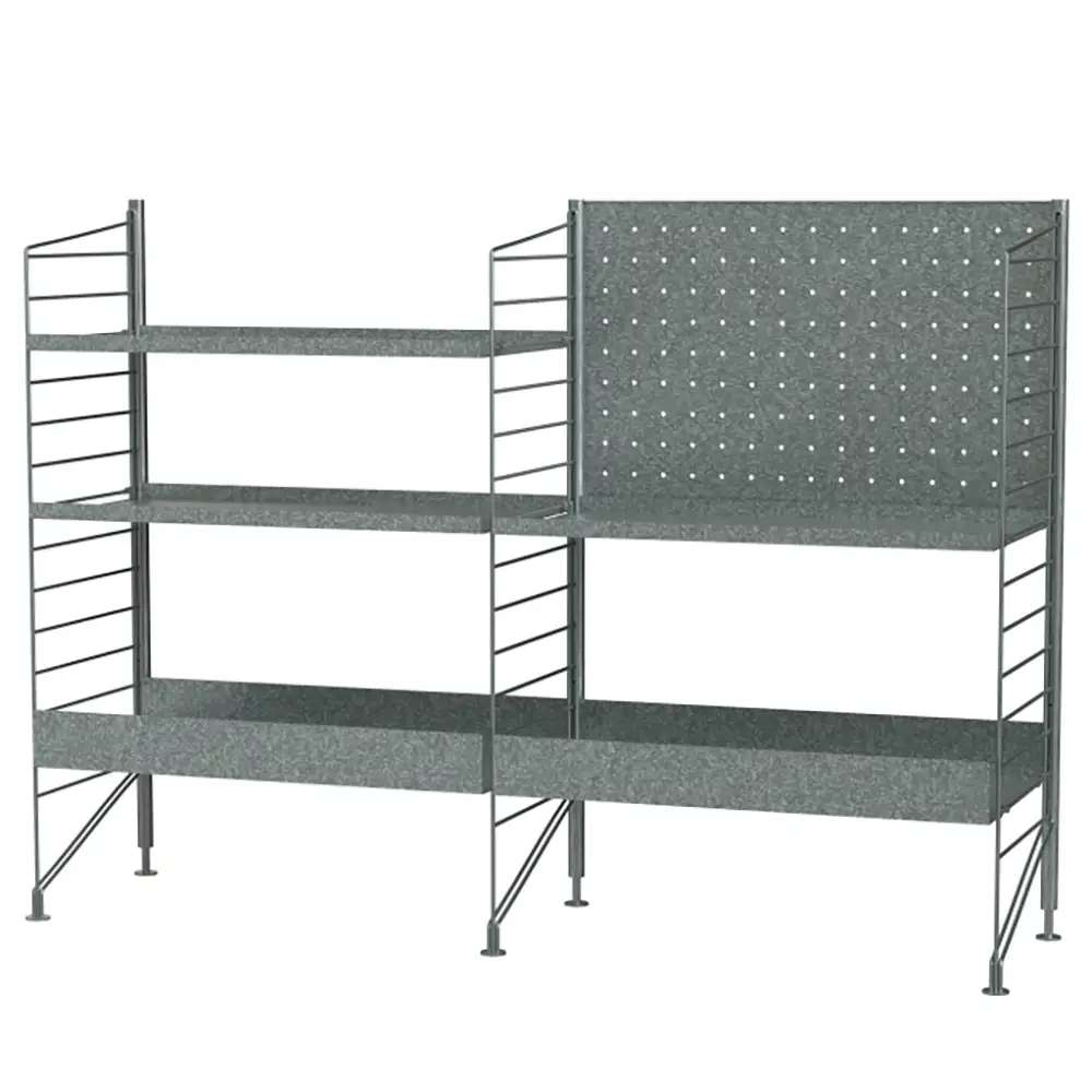 Free-standing panel Galvanised