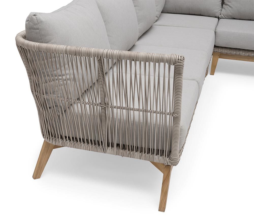 Himmelsnäs Corner Sofa Teak/Beige