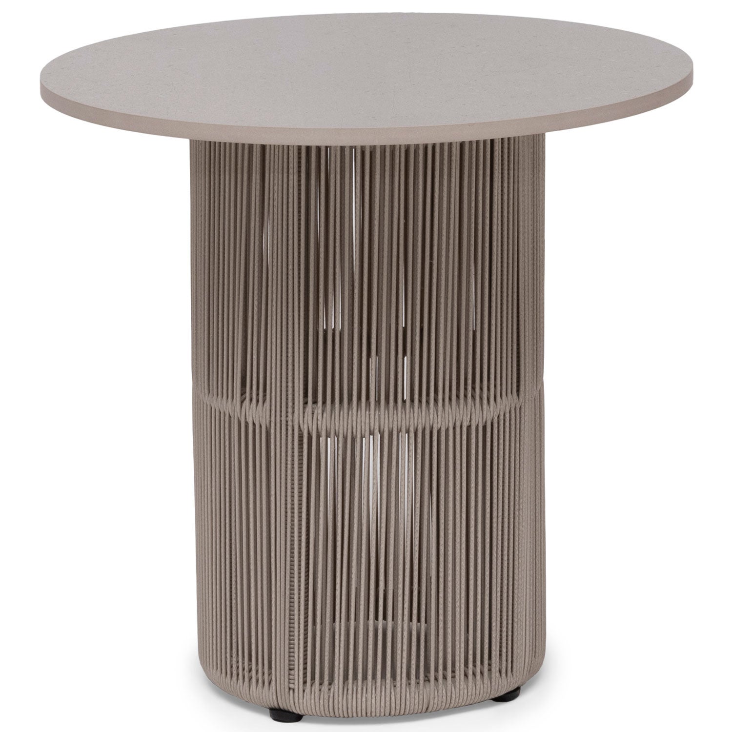 Kattvik side table 46 cm grey synthetic rattan 