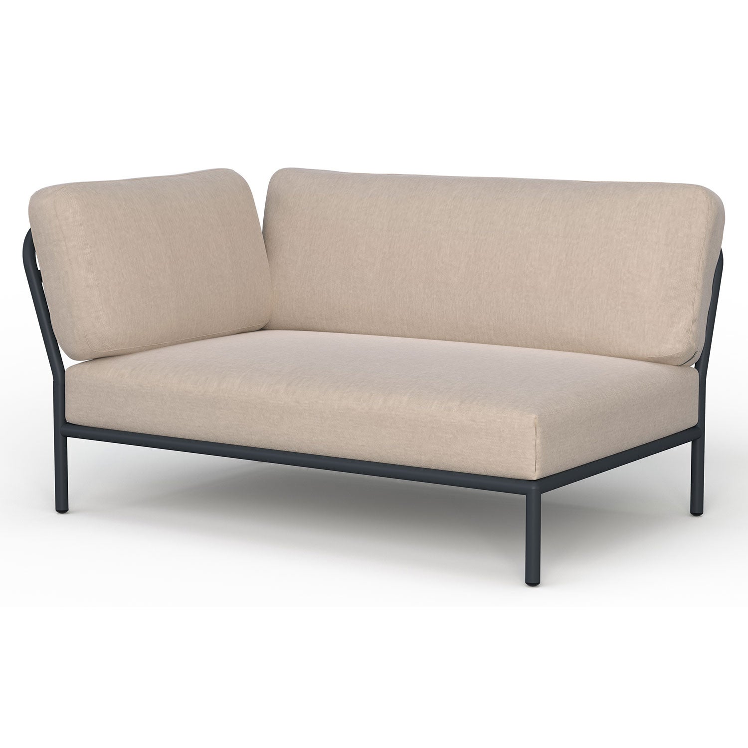 Level end part left beige