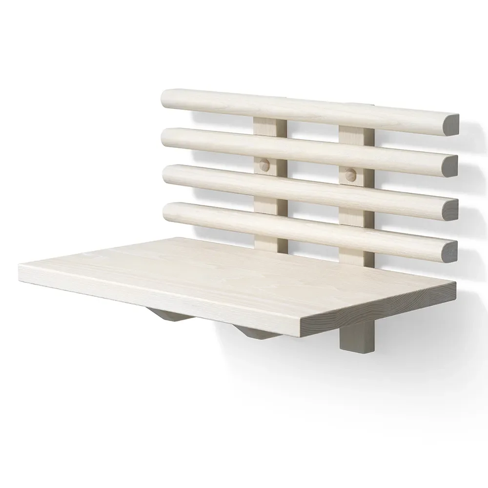 Zana Bedside Table White Oiled Ash