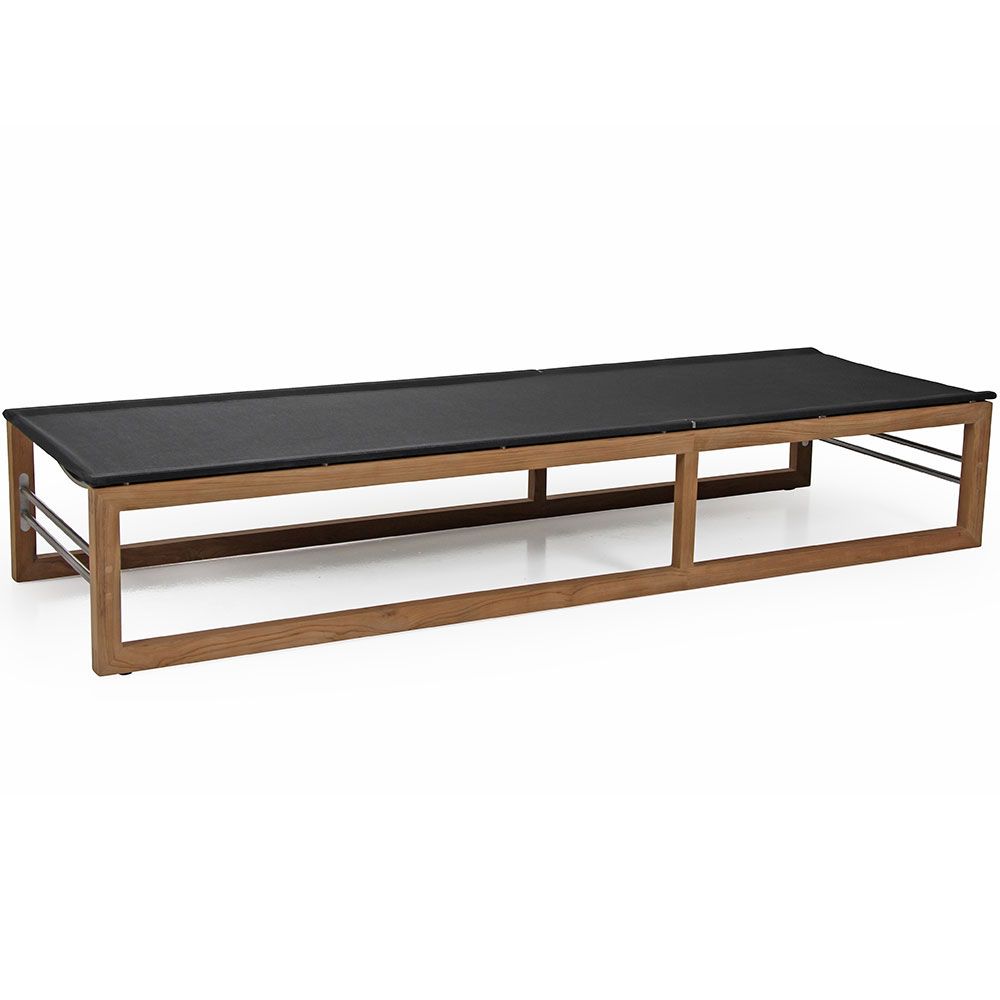 Vevi rest bed teak/black