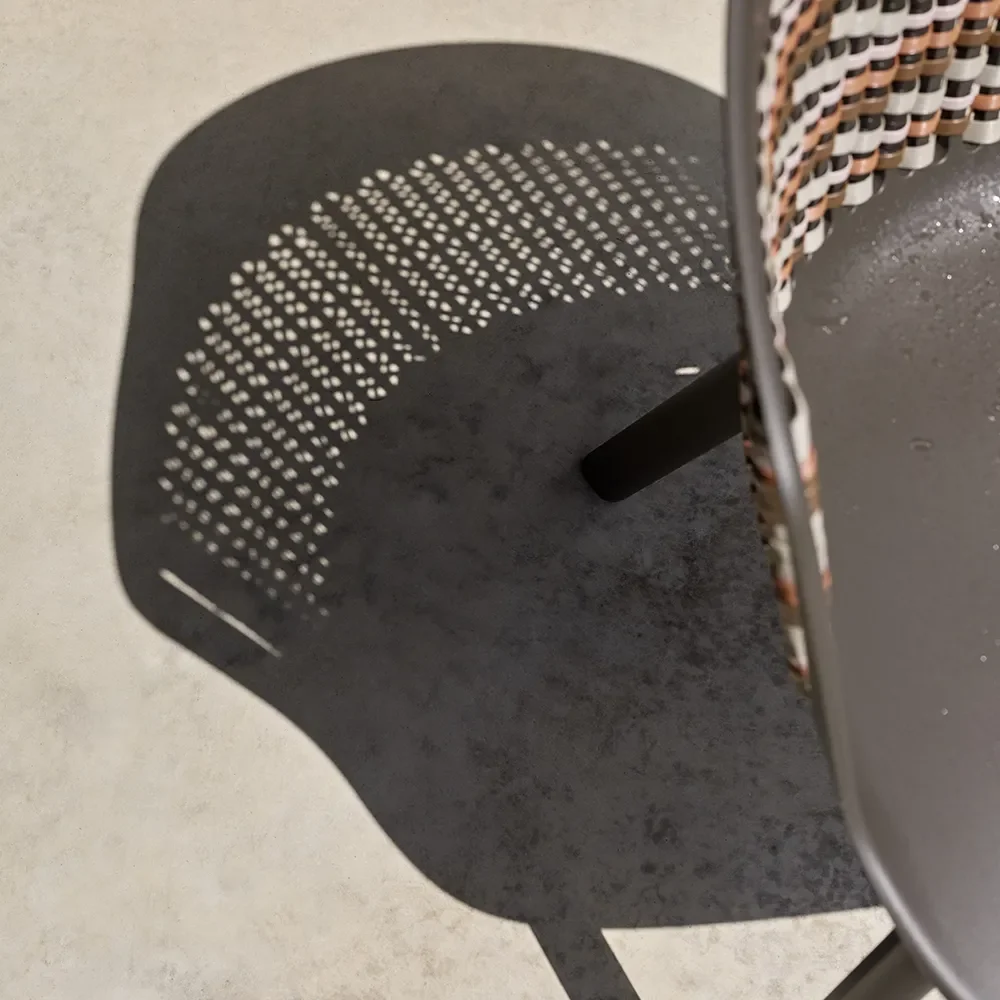 MYMI armchair w/ aluminum legs DE1 black pepper 0317 black pepper 0317