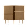 Audacious Highboard Cabinet Oak/Sugar Brown