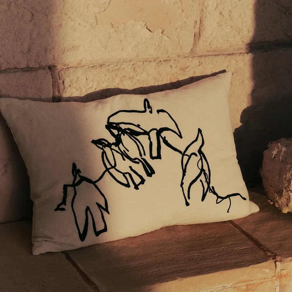 Vuelo Cushion Cover 40x60 cm - Natural