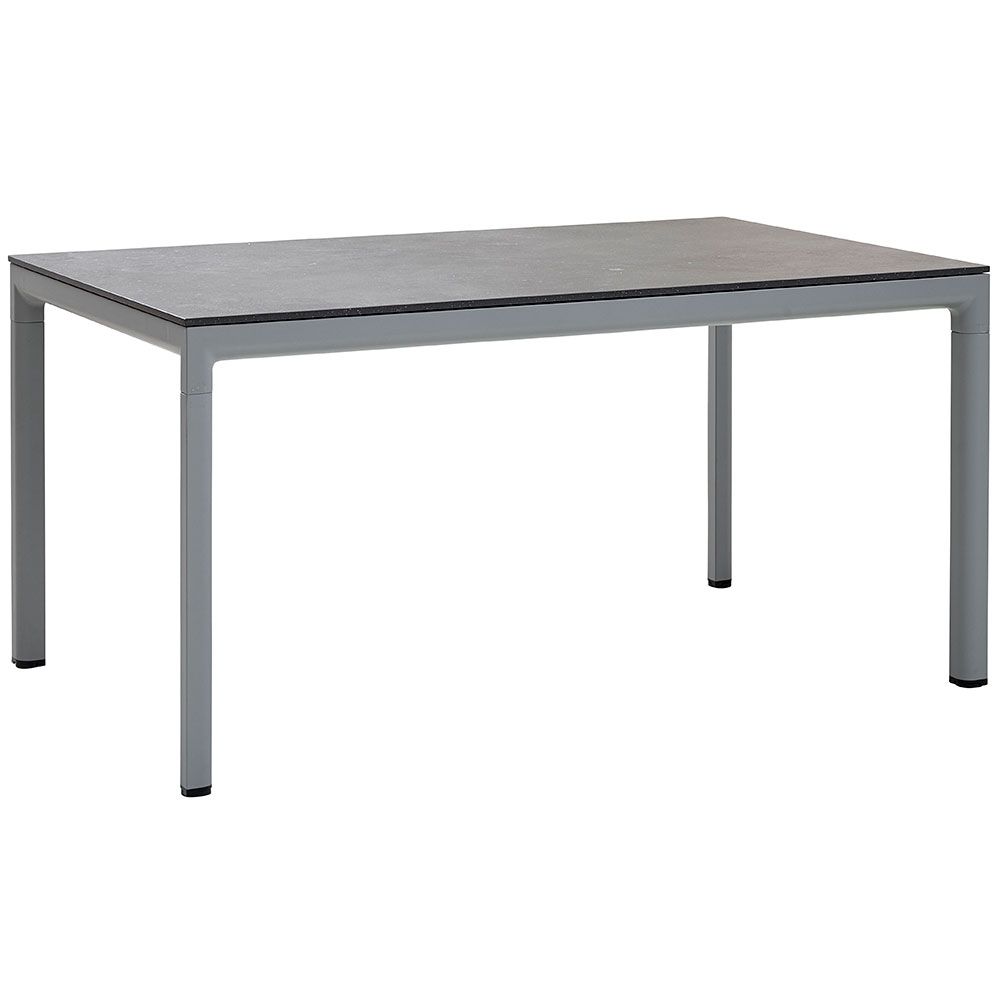 Drop Dining Table 150X90cm Light Grey