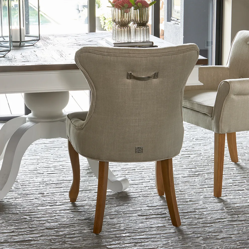 George Dining Chair linen flax