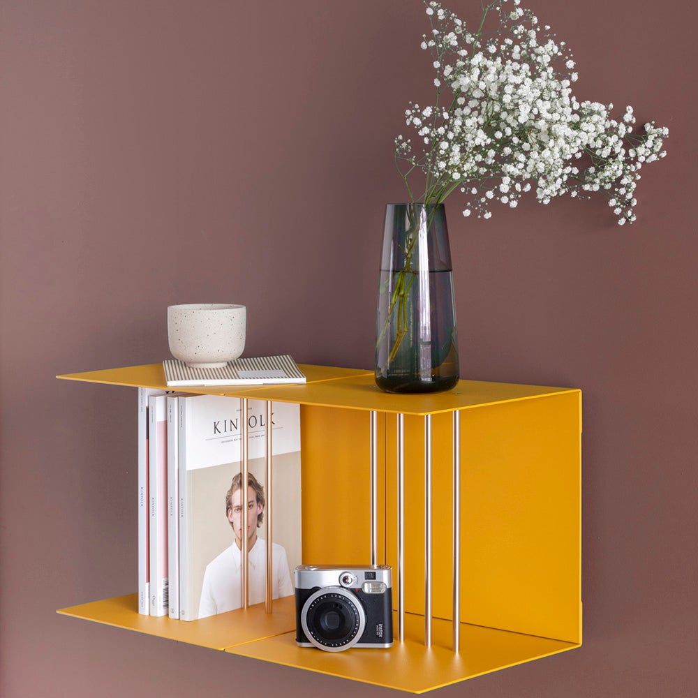 Teaser Shelf Saffron Yellow