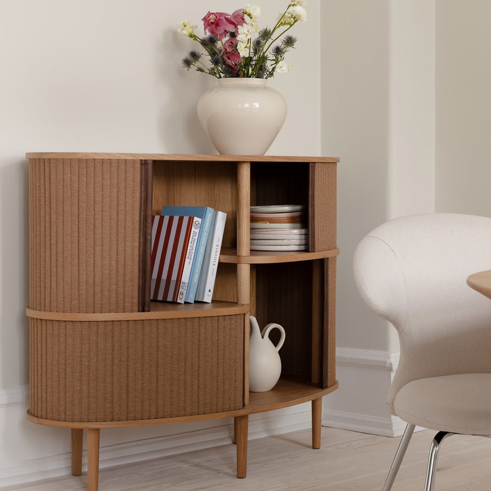 Audacious Highboard Cabinet Oak/Sugar Brown