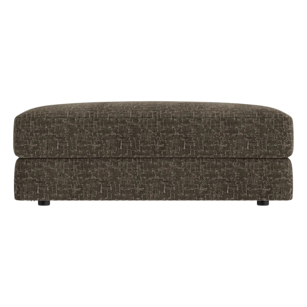 Reno footstool 112x112 cm Iceland light brown