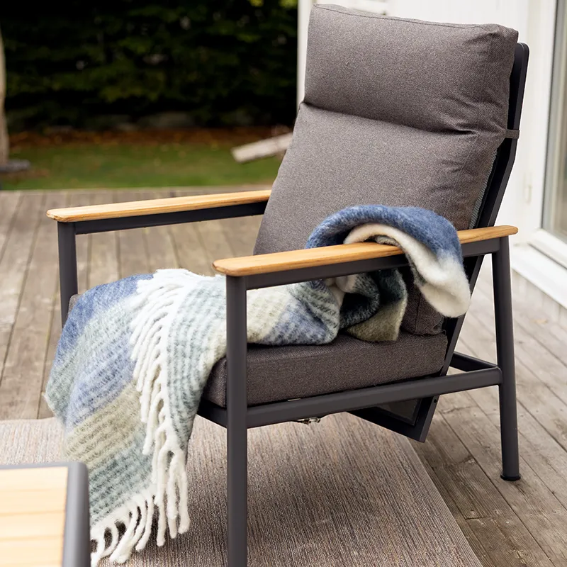 Gordon armchair - Antracit/Soft Dawn