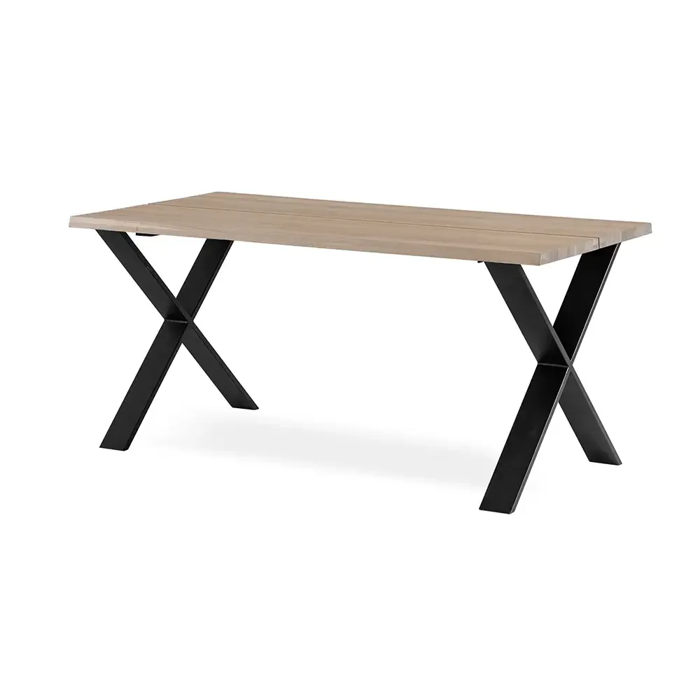 Fleet dining table 160x95 cm X-legs