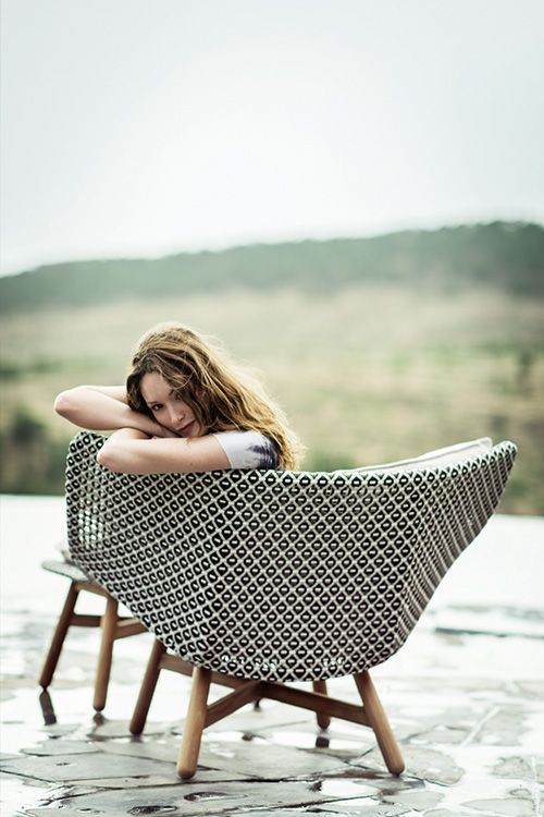 MBRACE footstool, pepper