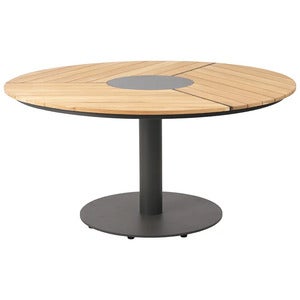 Peace Wood dining table 150 cm anthracite / teak